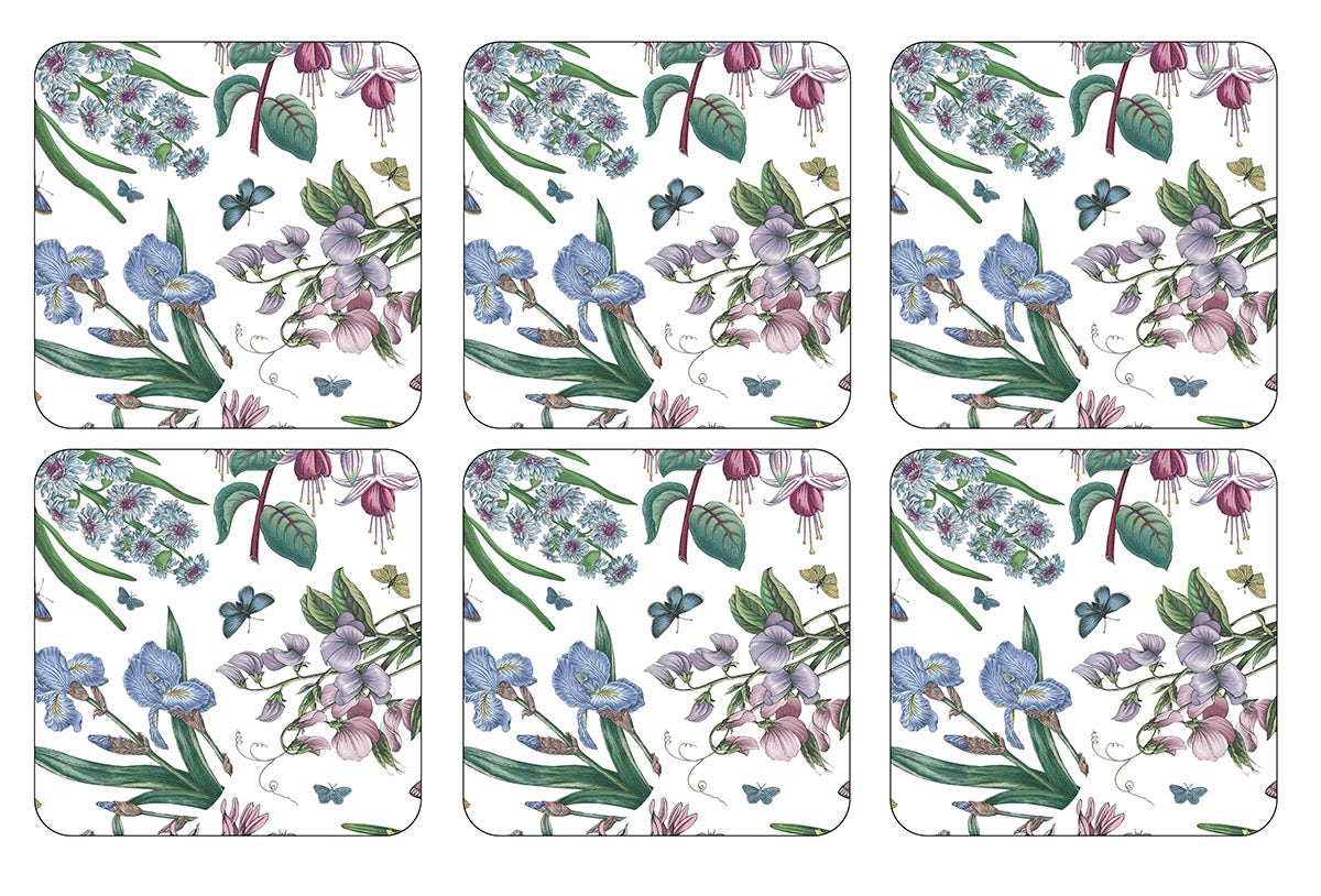 Botanic Garden Chintz Set of 6 Coasters