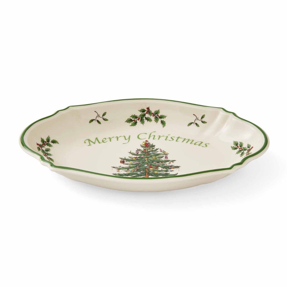 Christmas Tree Merry Christmas Tray