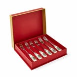 Christmas Tree Set of 6 Pastry Forks