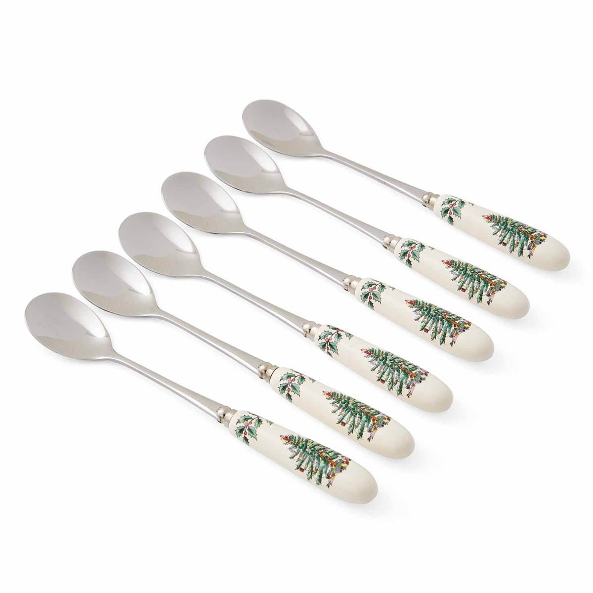 Christmas Tree Set of 6 Tea Spoons