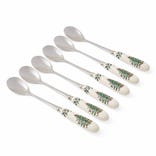 Christmas Tree Set of 6 Tea Spoons