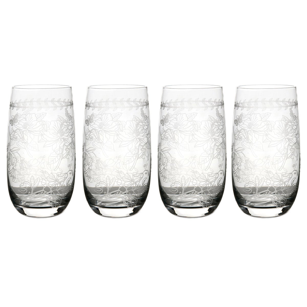 Botanic Garden Set of 4 Highball Glasses