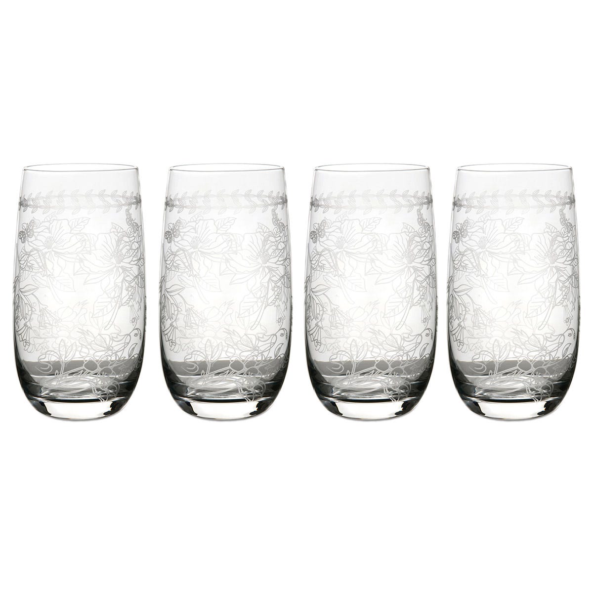 Botanic Garden Set of 4 Highball Glasses