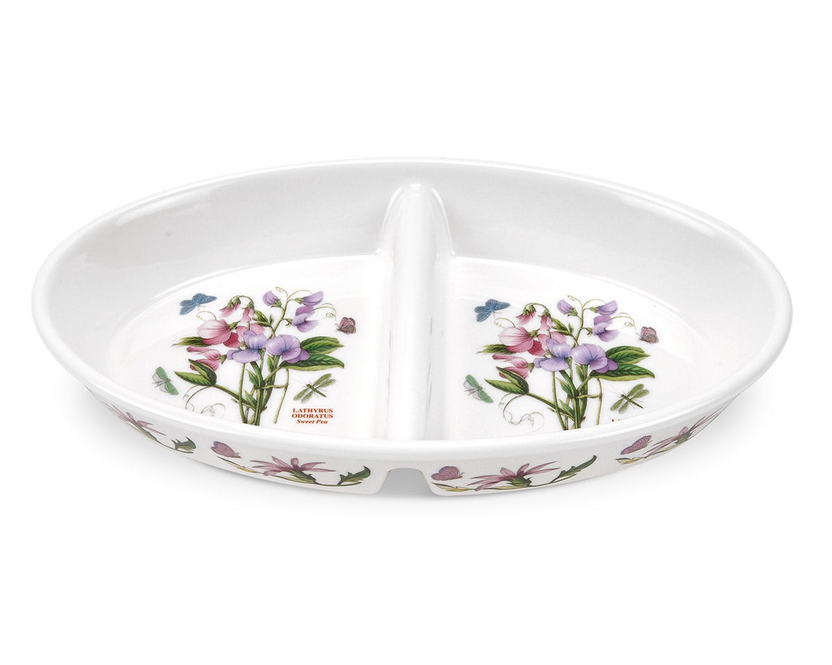 Botanic Garden Oval Divided Dish