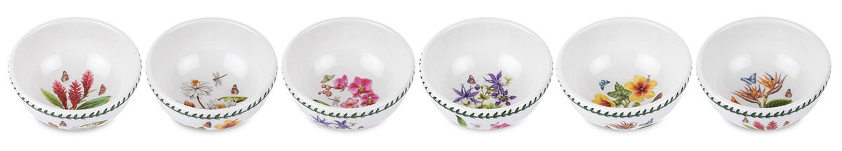 Exotic Botanic Garden Set of 6 Bowls, 14cm