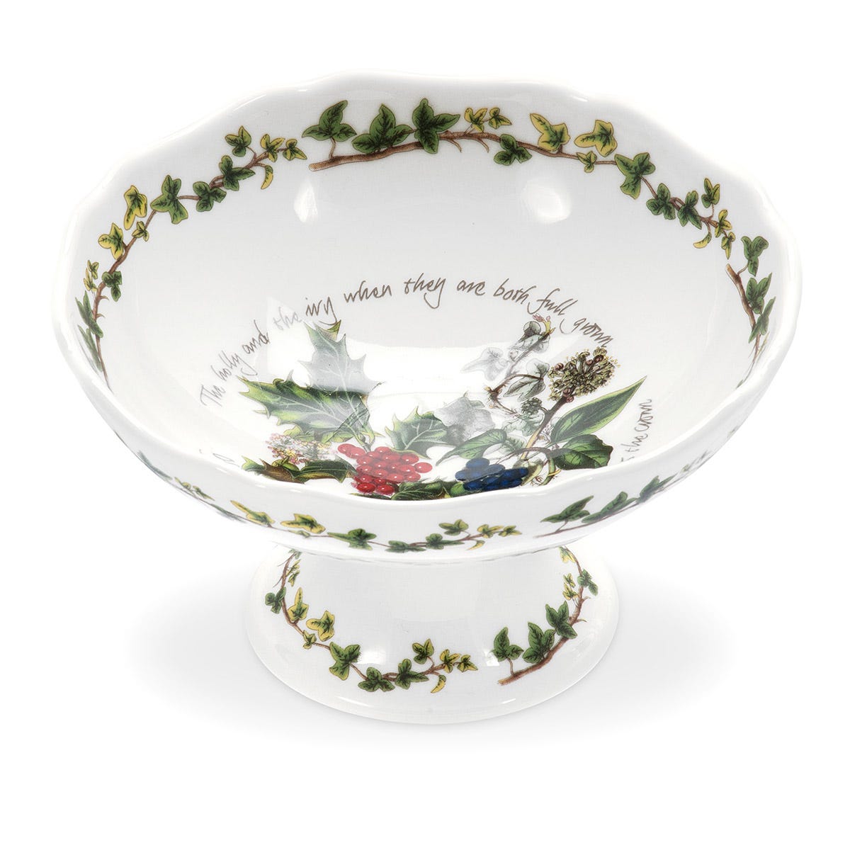 The Holly and the Ivy Scalloped Dish
