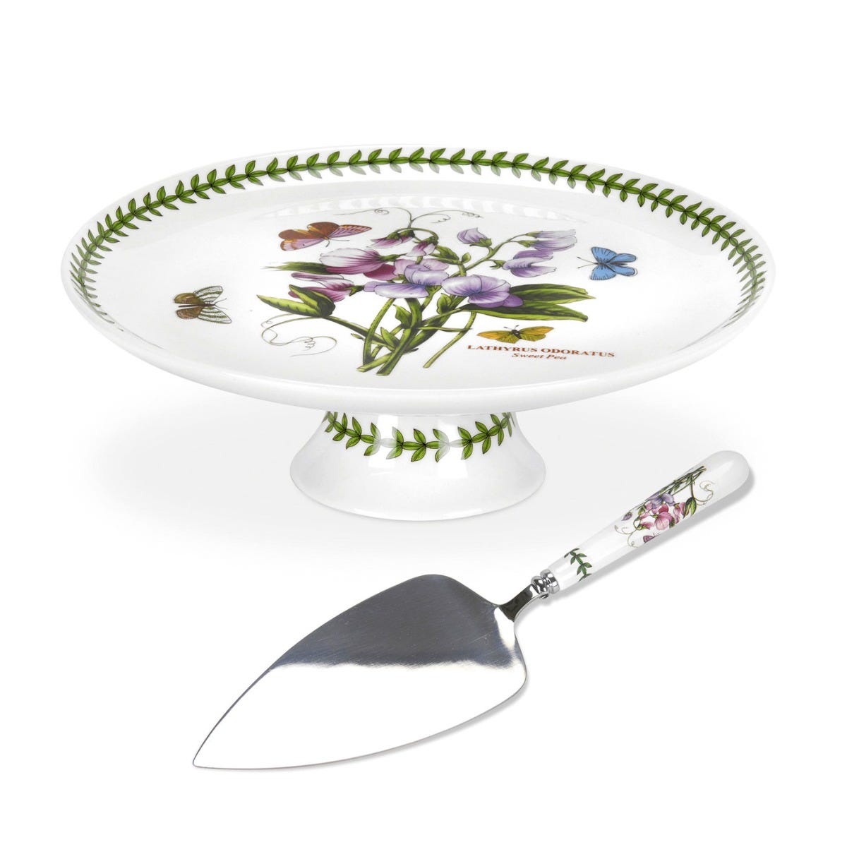 Botanic Garden Footed Cake Plate with Server