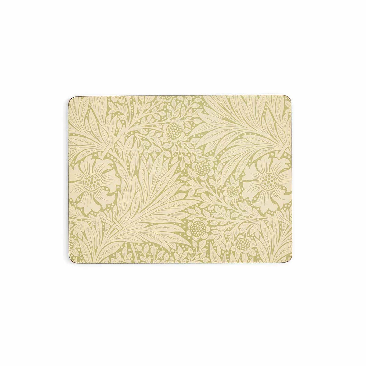Morris & Co. Marigold 6 Placemats, Green