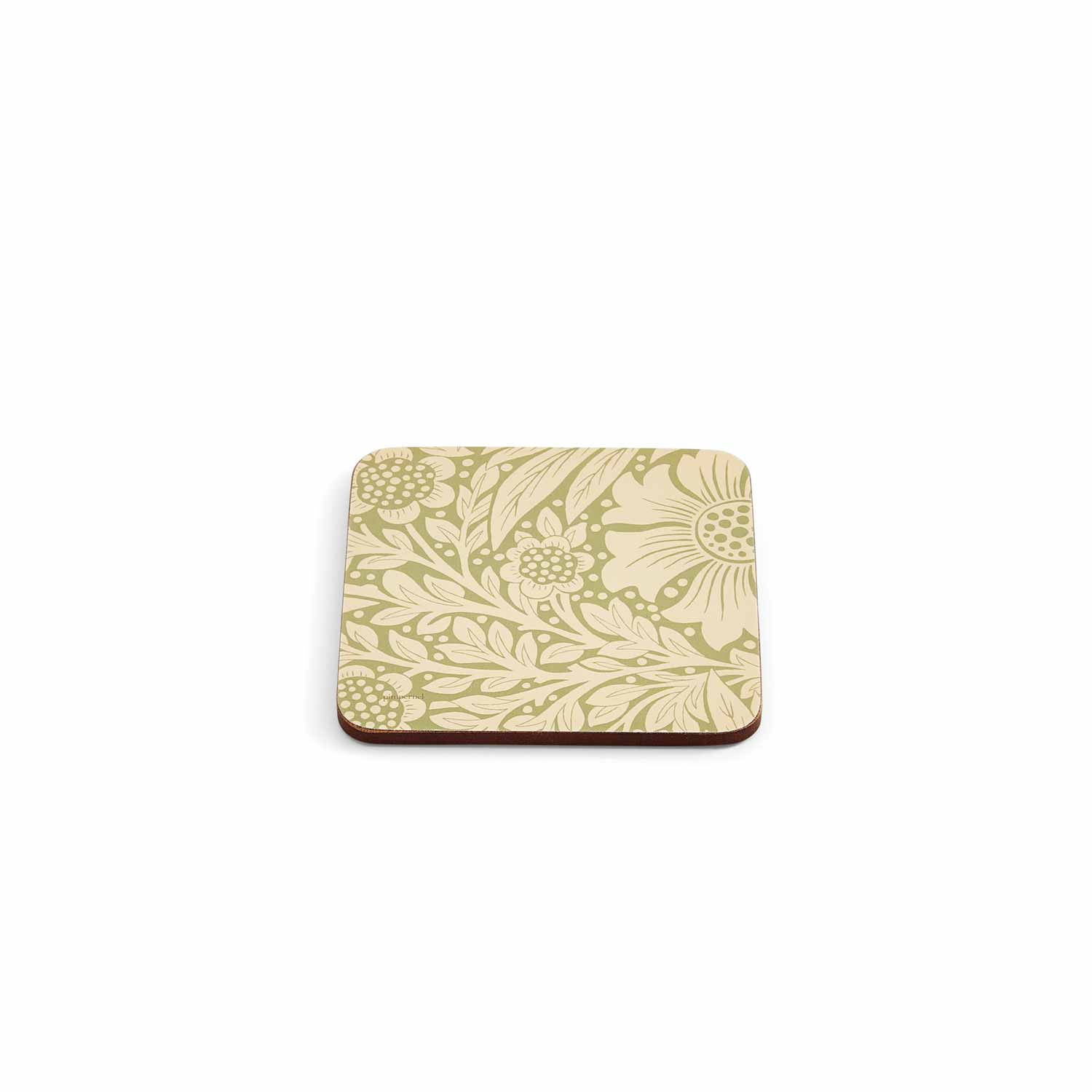 Morris & Co. Marigold 6 Coasters, Green