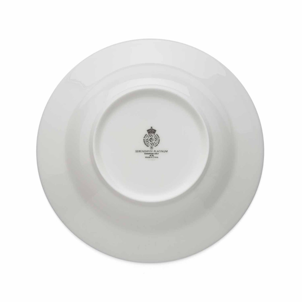 Royal Worcester Serendipity Platinum Soup Plate Set of 4 | Portmeirion