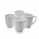 Serendipity Platinum Set of 4 Barrel Mugs