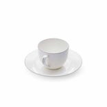 Serendipity Platinum Set of 4 Teacup & Saucer