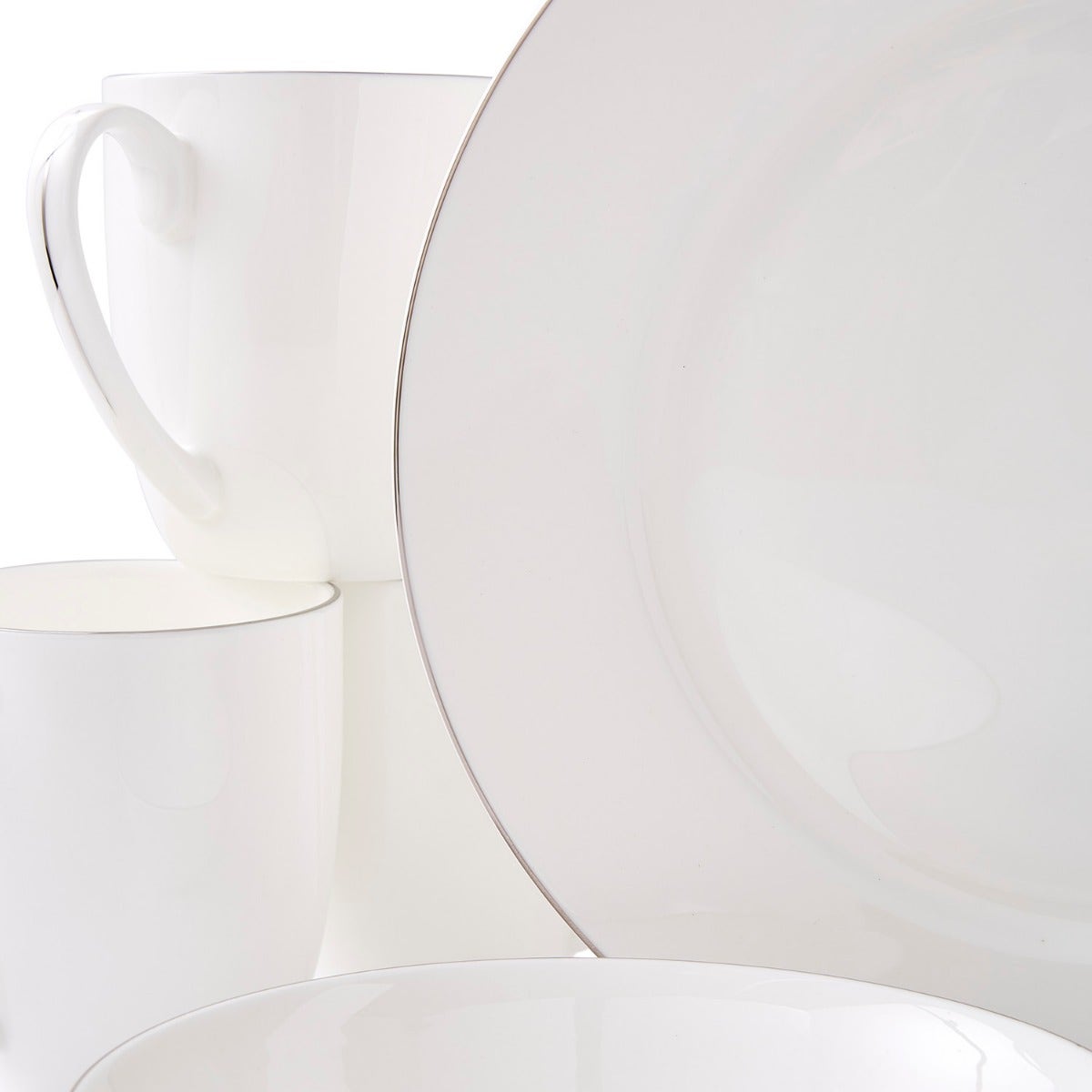 Serendipity Platinum 16 Piece Dinner Set