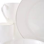 Serendipity Platinum 16 Piece Dinner Set