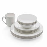 Serendipity Platinum 16 Piece Dinner Set