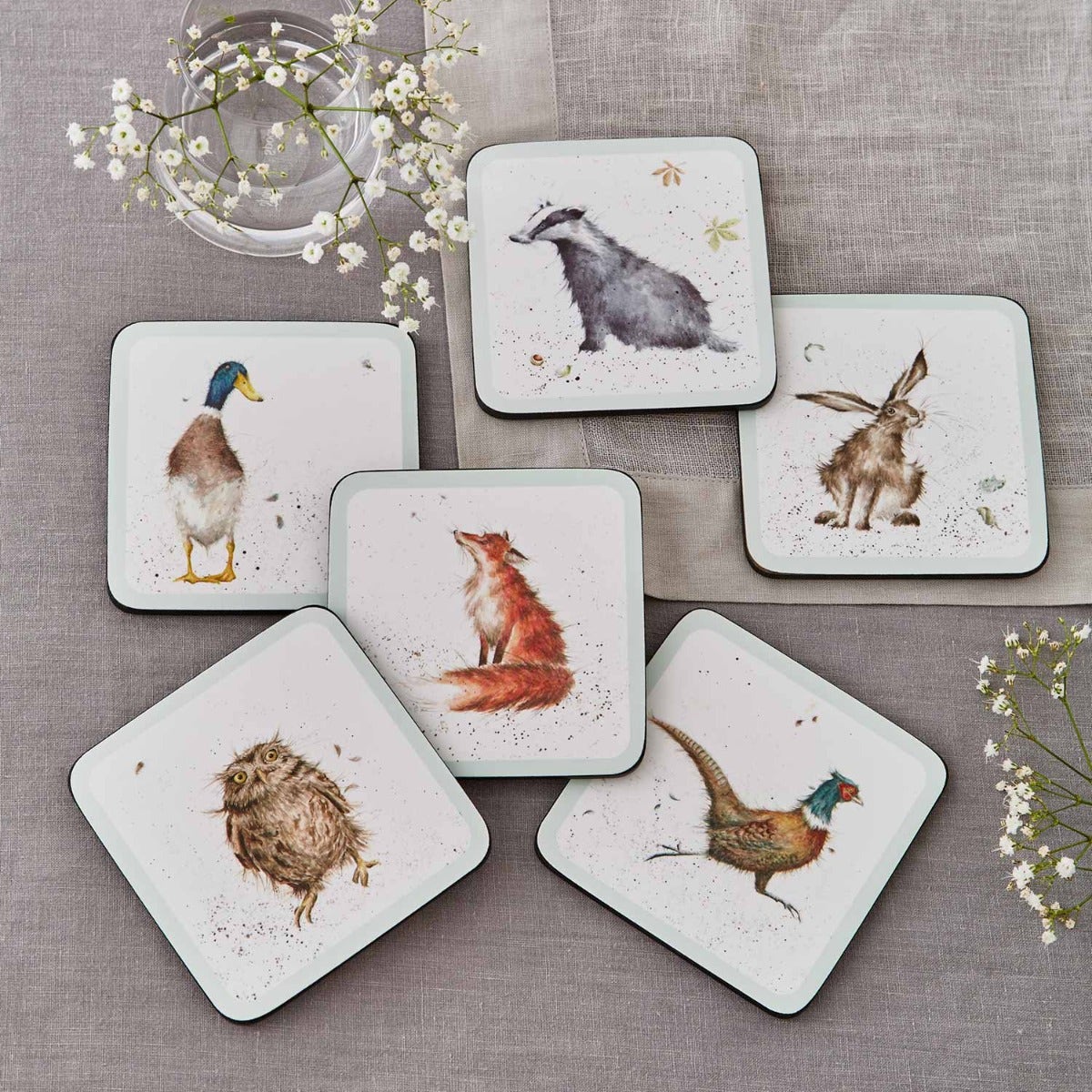 Wrendale Designs Set of 6 Coasters