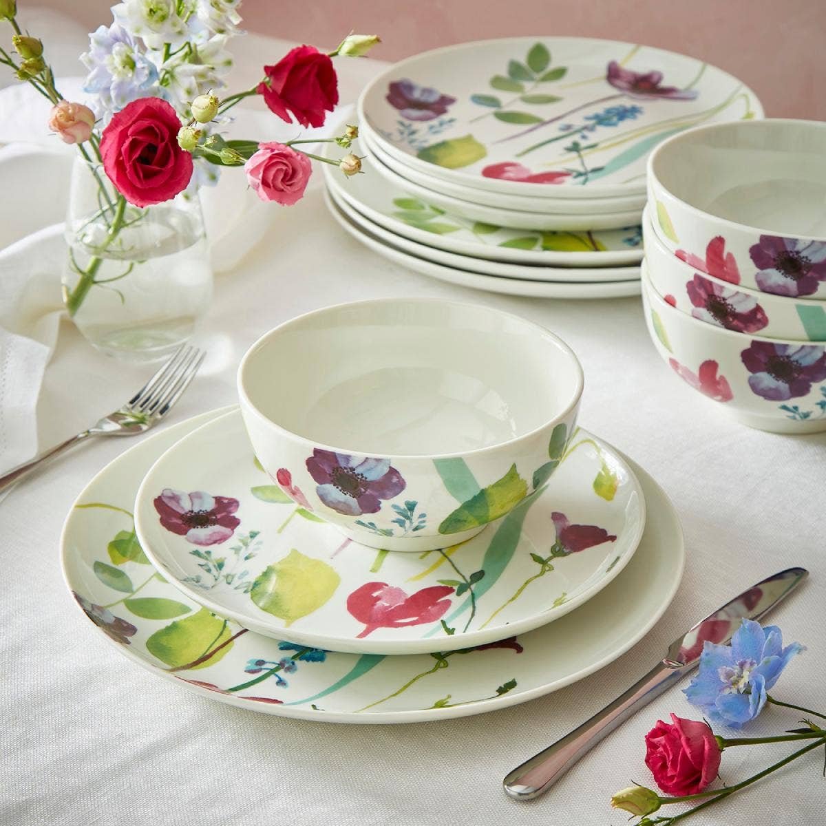 Water Garden 12 Piece Dinner Set