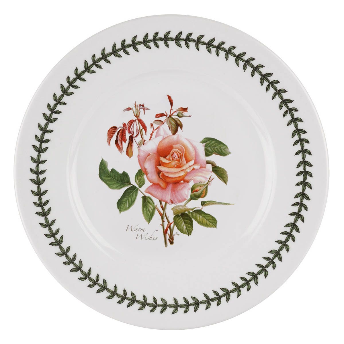 Botanic Roses Warm Wishes Lunch Plate