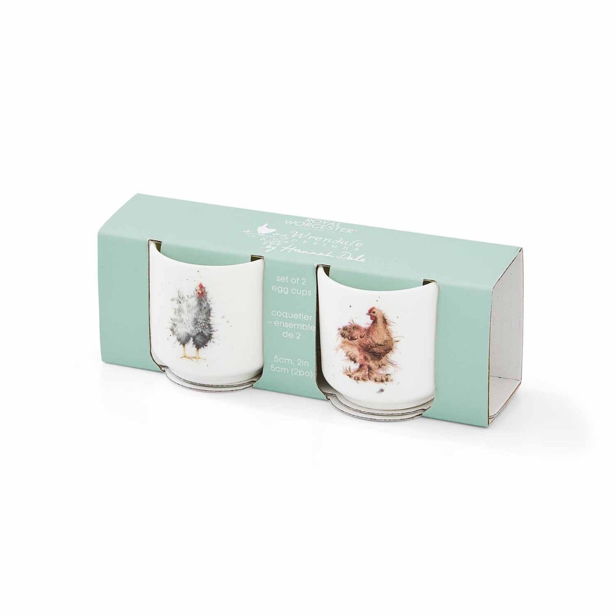 Wrendale Designs Chickens Set of 2 Egg Cups