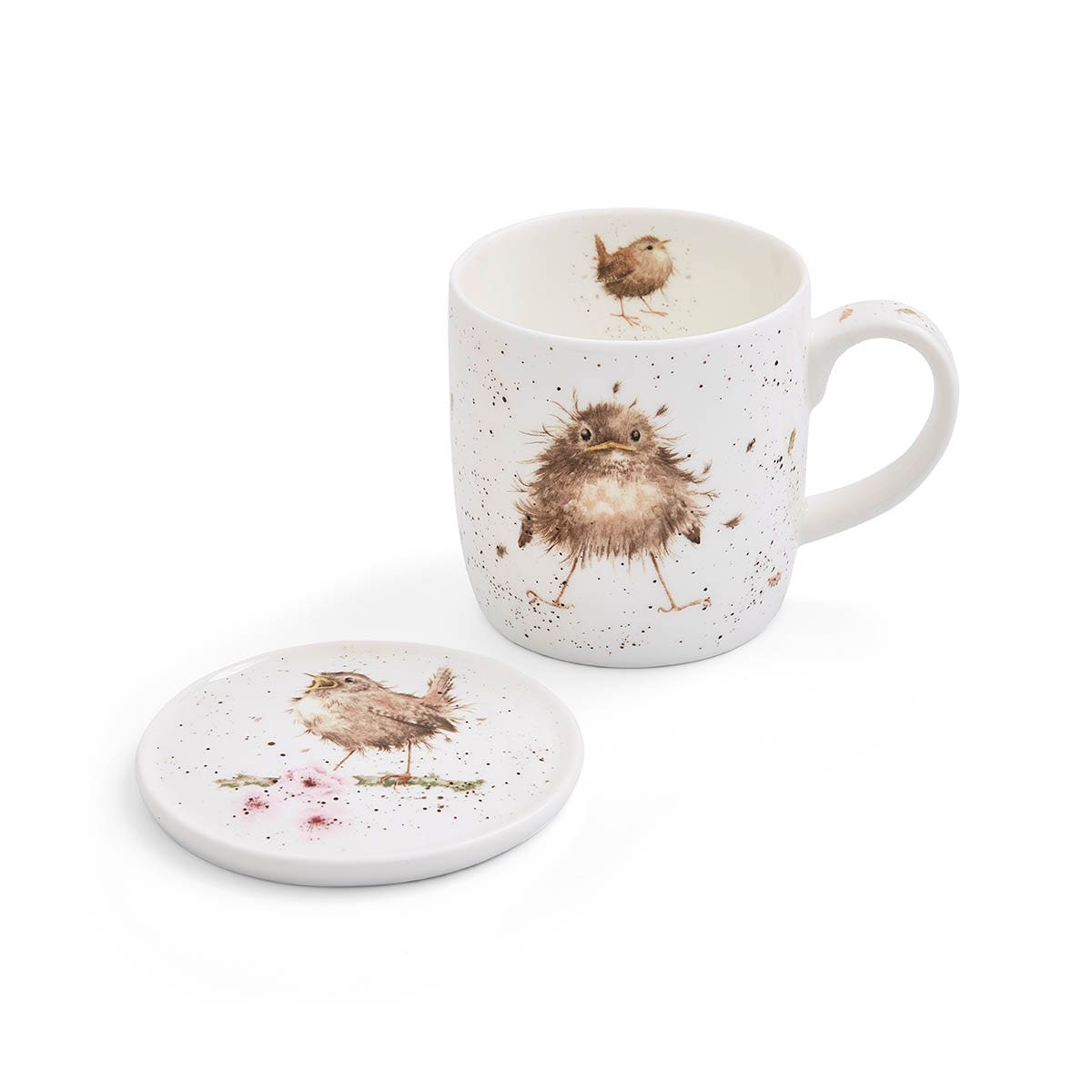 Wrendale Designs Fly the Nest Mug & Coaster