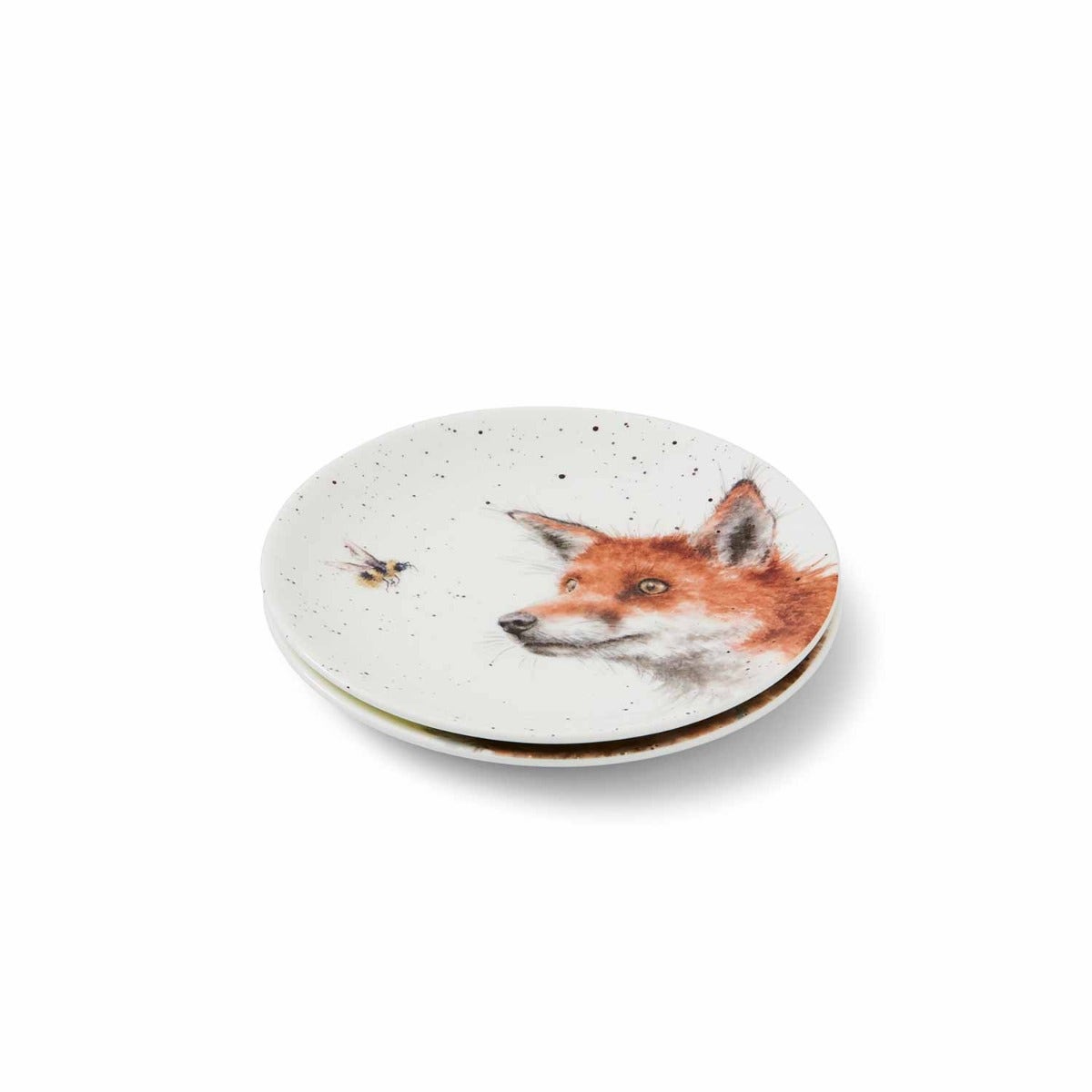 Wrendale Designs Fox & Hare Coupe Side Plates