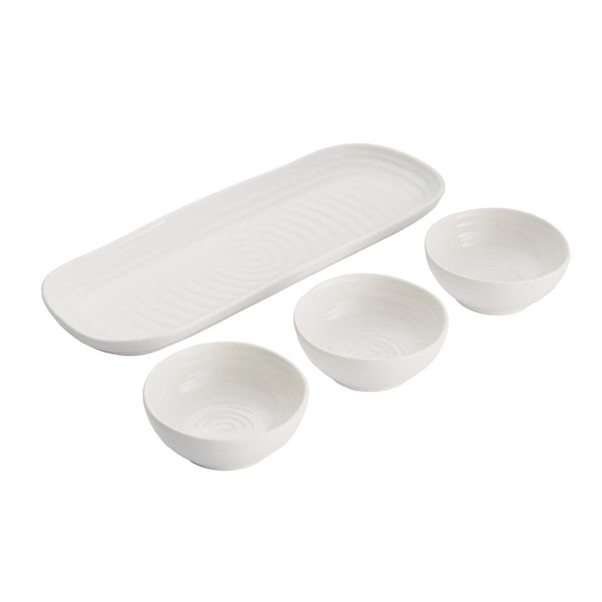 Sophie Conran Three Bowl & Tray Set