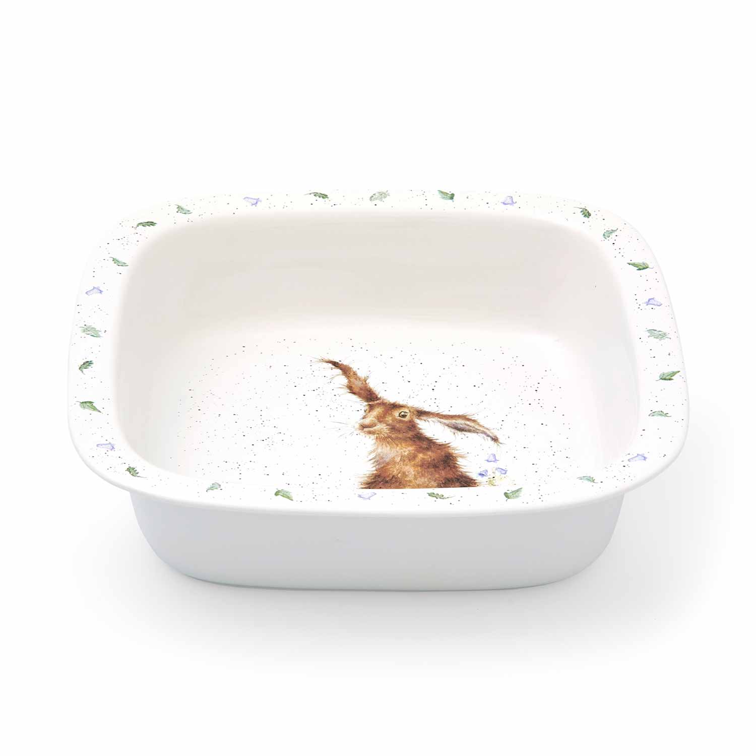 Wrendale Designs Hare Square Dish