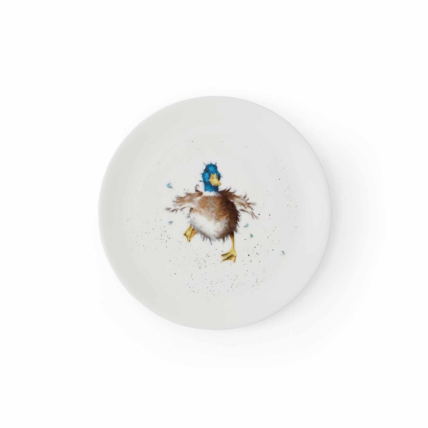 Wrendale Designs Duck Set of 4 Coupe Plates