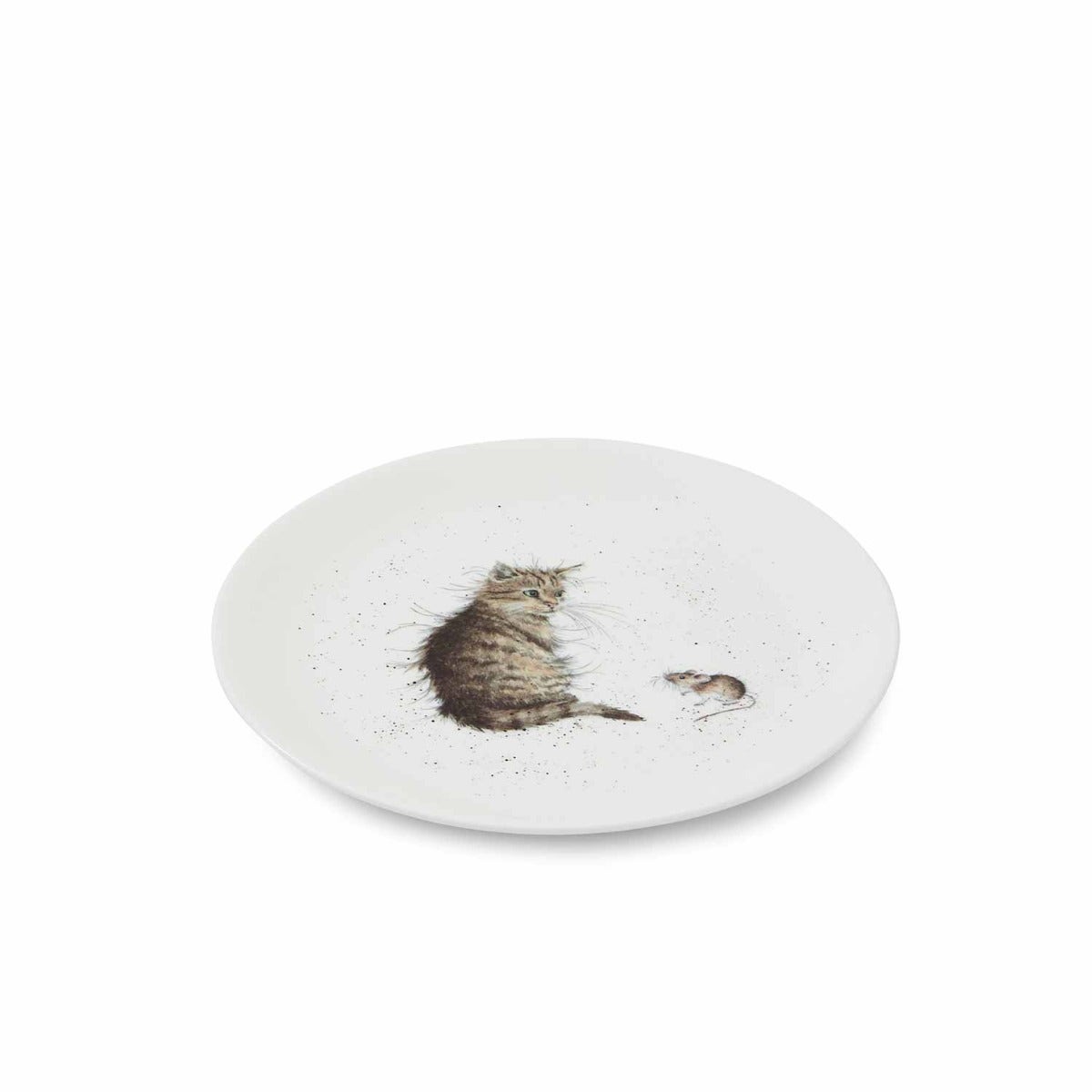 Wrendale Designs Cat & Mouse 4 Coupe Plates