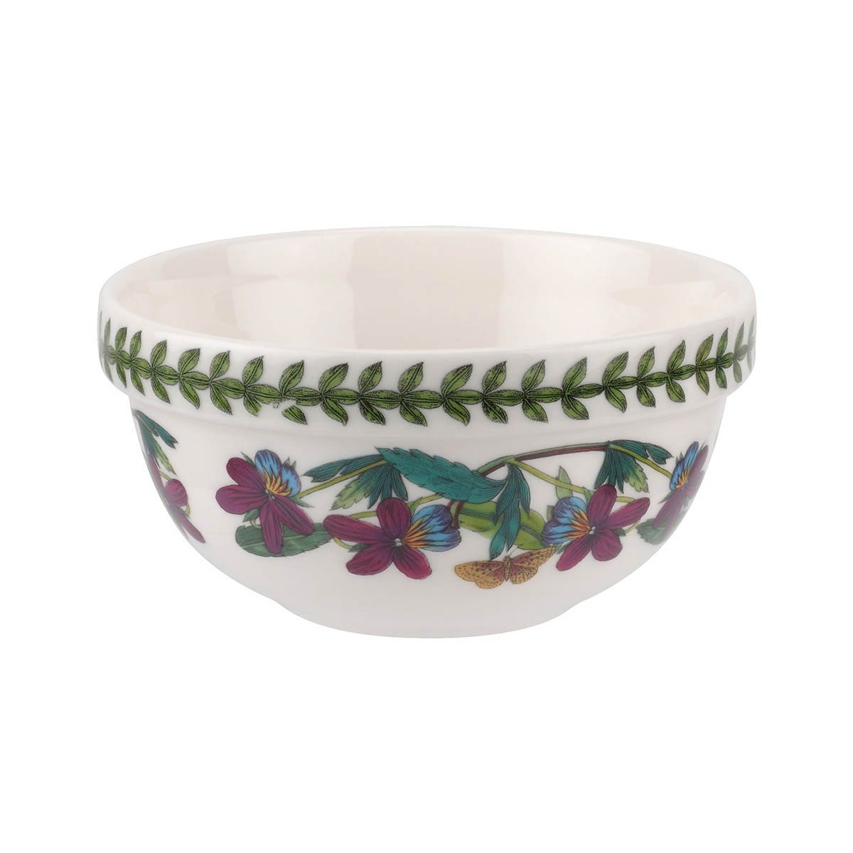 Botanic Garden Pansy Stacking Bowl, 13cm