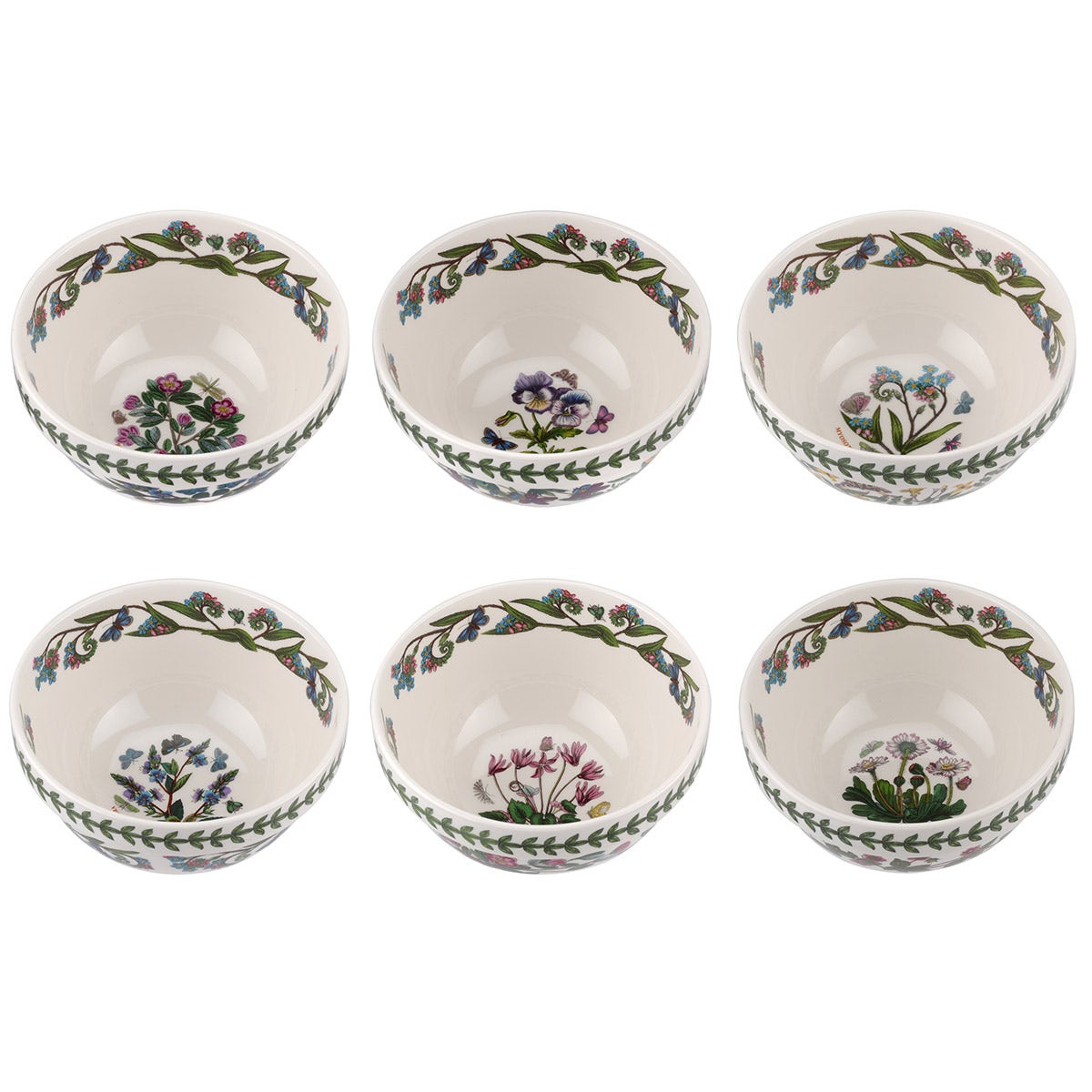 Botanic Garden Set of 6 Stacking Bowls, 18cm