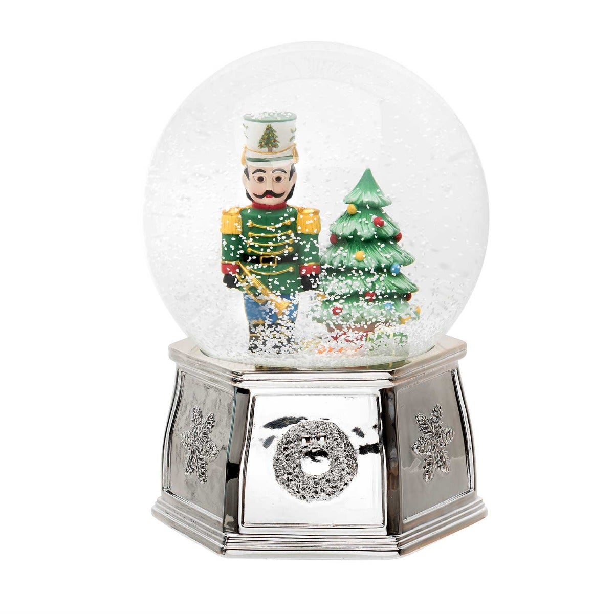 Christmas Tree Large Nutcracker Snowglobe