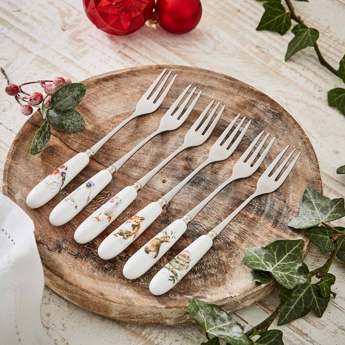 Wrendale Designs Christmas Pastry Forks