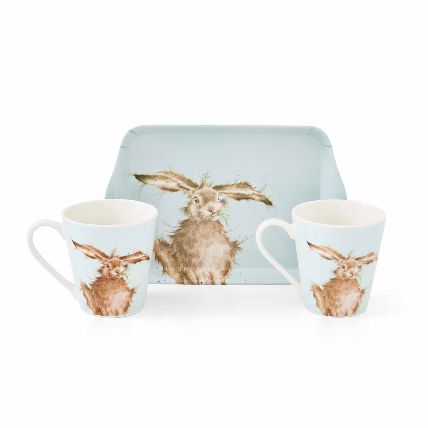 Wrendale Designs Hare Mug & Tray Set