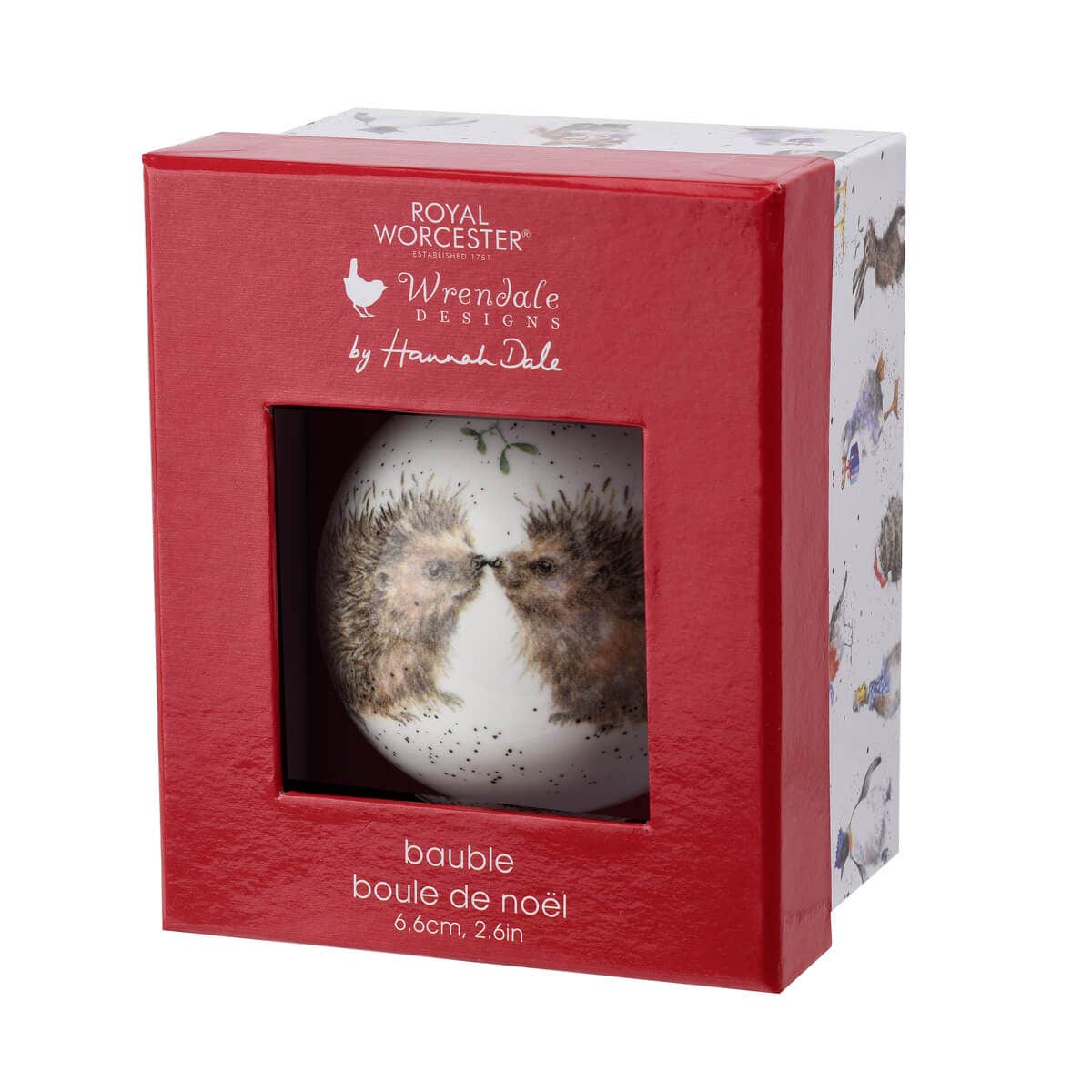 Wrendale Designs Hedgehugs Christmas Bauble