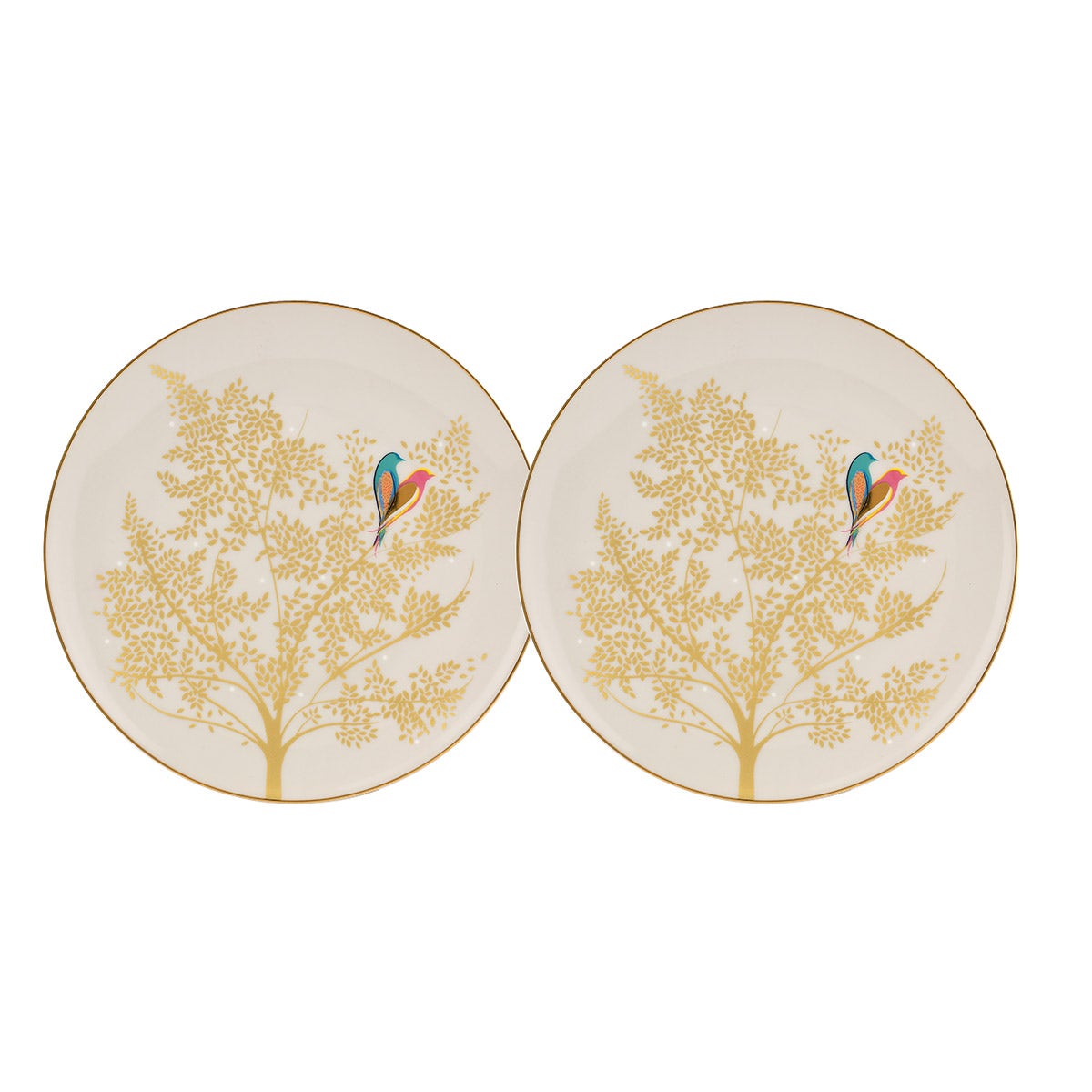 Sara Miller Chelsea Cake Plates Set, Lt Grey