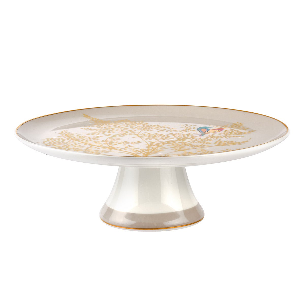 Sara Miller Chelsea Cake Stand, Light Grey