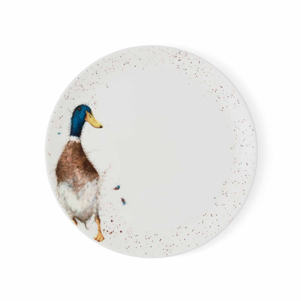 Wrendale Designs Duck Set of 4 Coupe Plates
