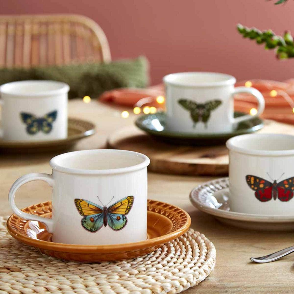 Botanic Garden Harmony Cup & Saucer, Stone