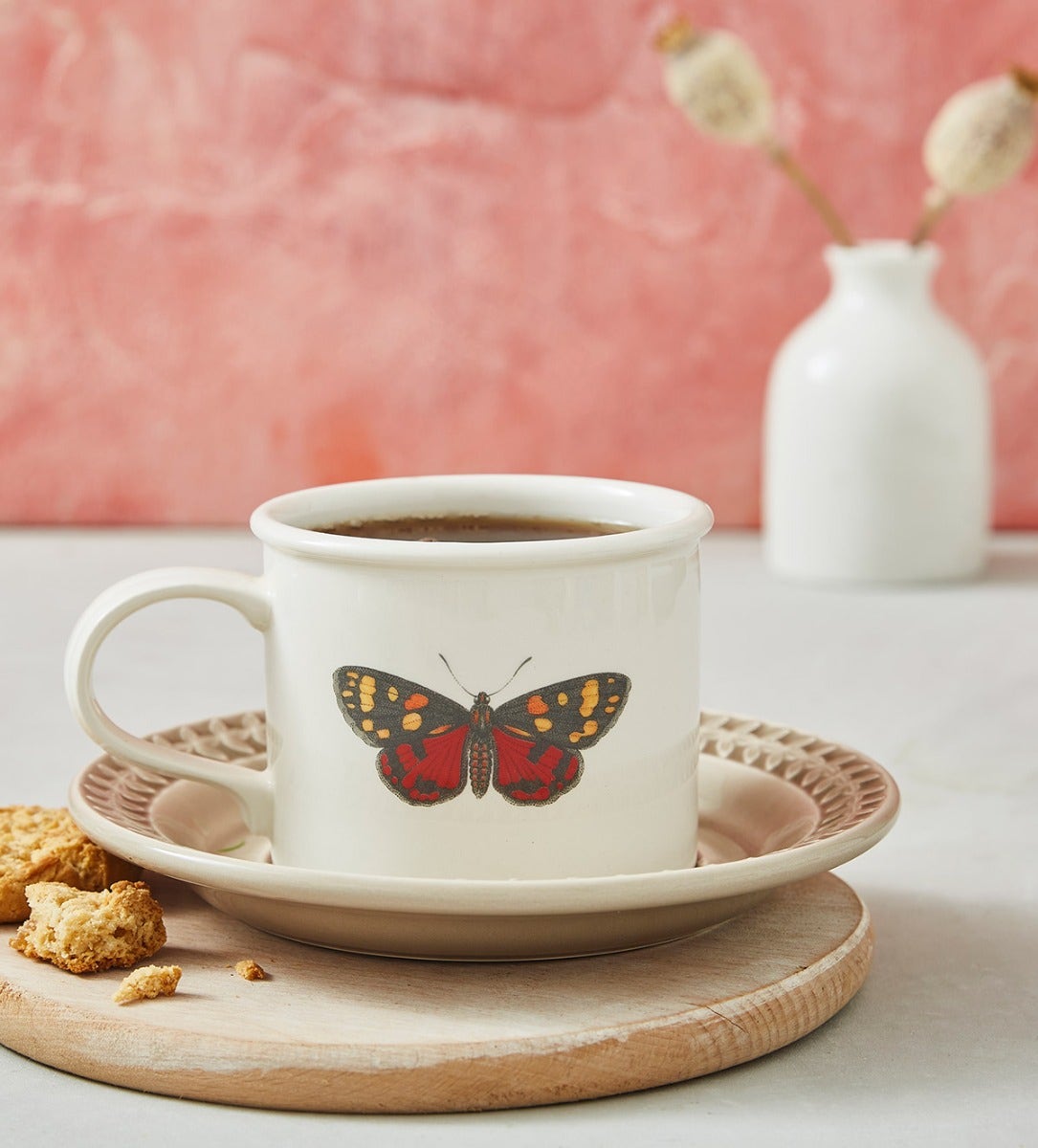 Botanic Garden Harmony Cup & Saucer, Stone