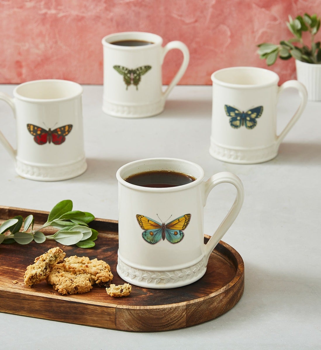 Botanic Garden Harmony Set of 4 Tankard Mugs