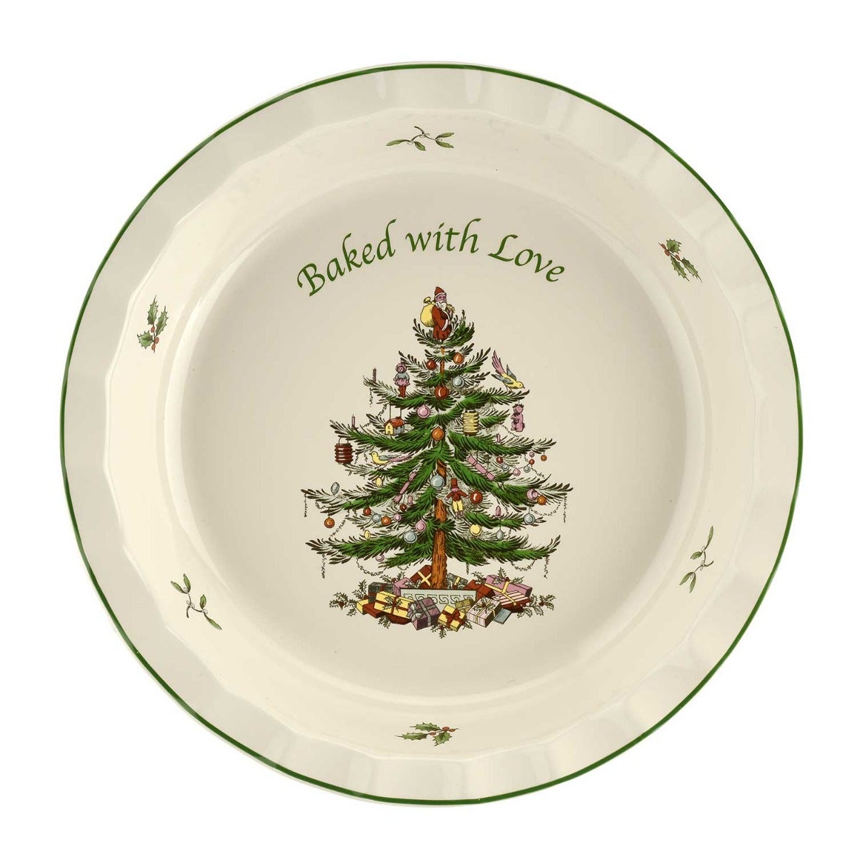 Christmas Tree Baked with Love Pie Dish 