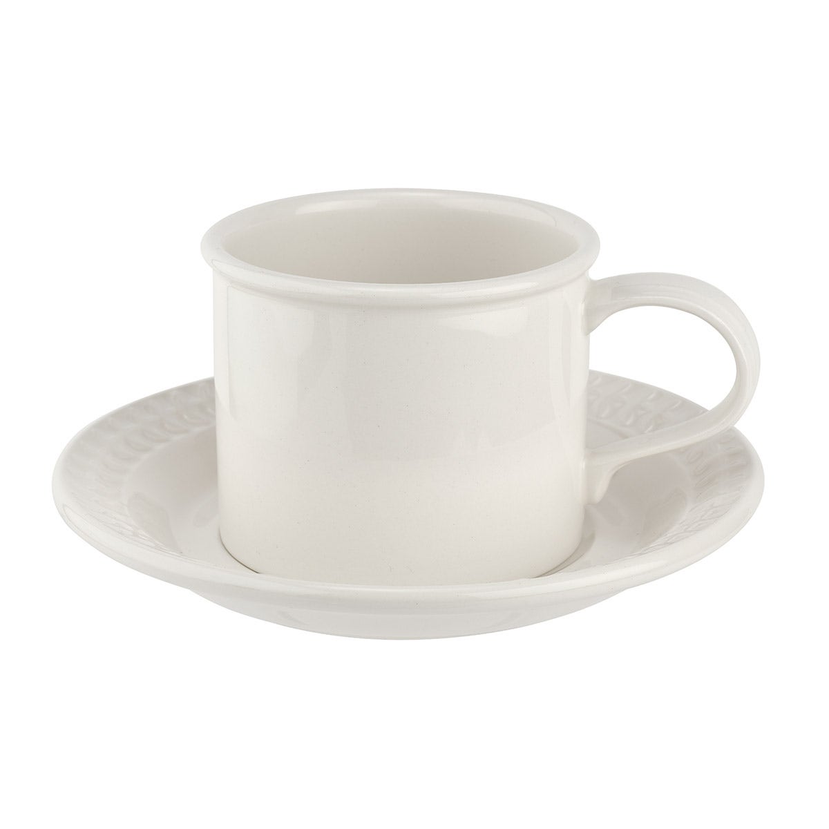 Botanic Garden Harmony Cup & Saucer, White