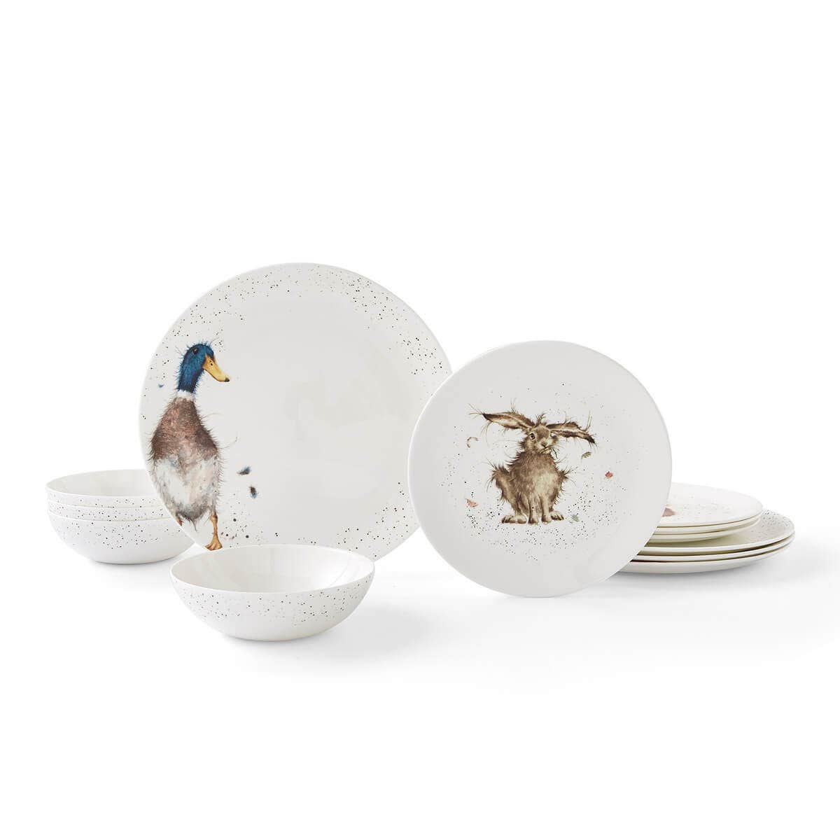 Royal Worcester Wrendale Designs 12 Piece Set 