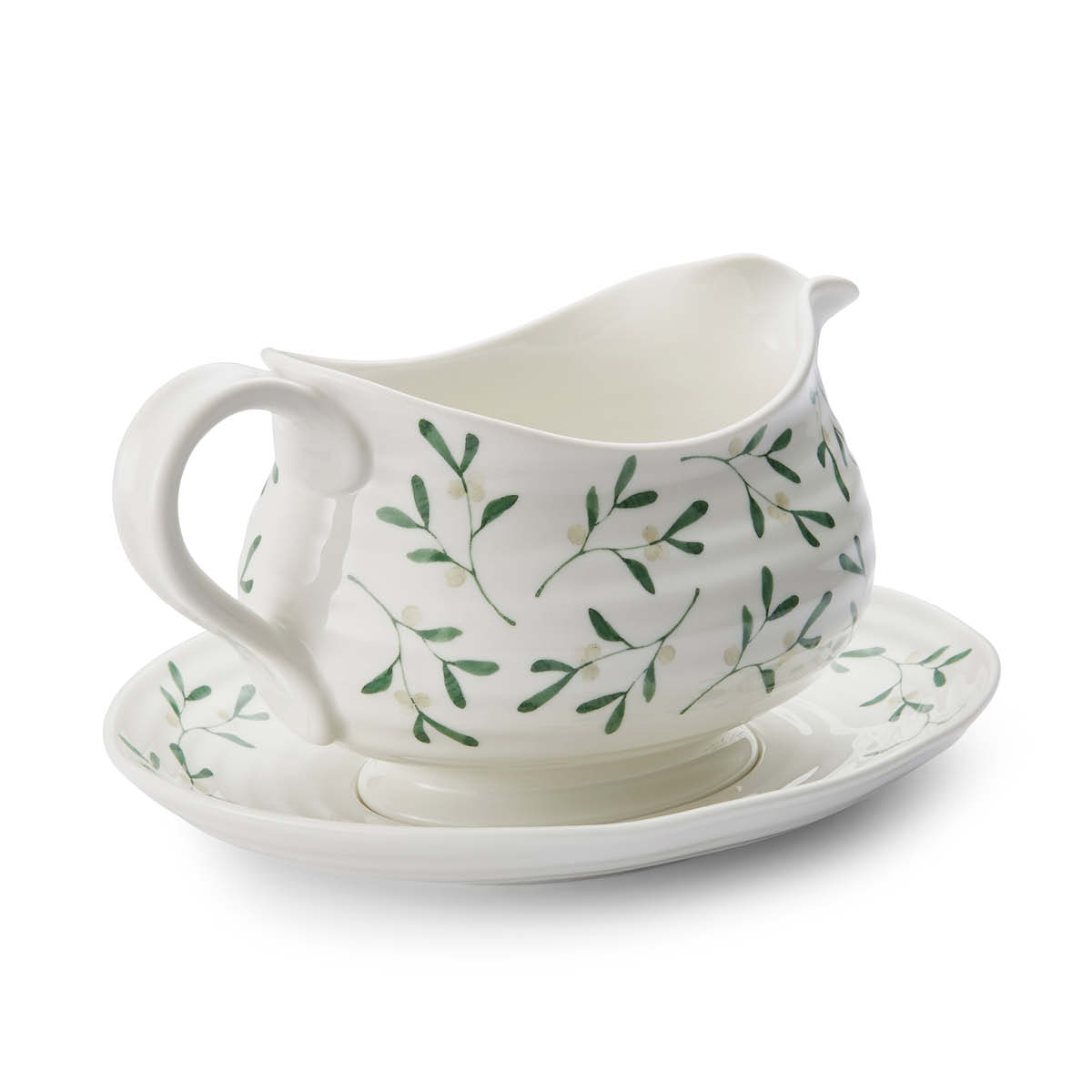 Sophie Conran Mistletoe Sauce Boat & Stand