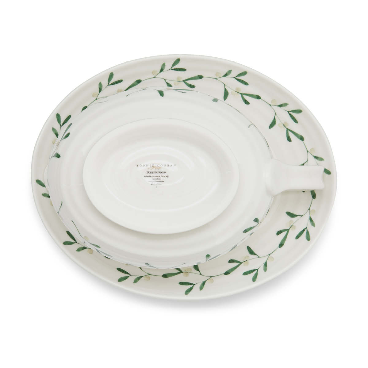 Sophie Conran Mistletoe Sauce Boat & Stand