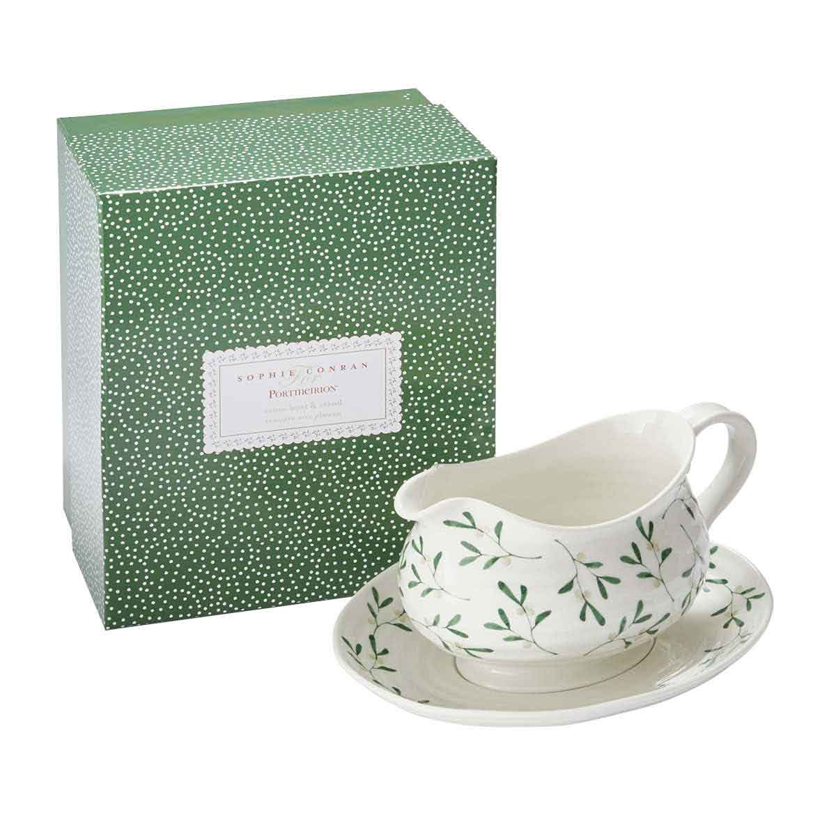 Sophie Conran Mistletoe Sauce Boat & Stand