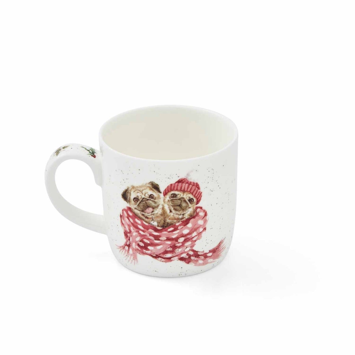 Wrendale Designs Snug as a Pug Dog Fine Bone China Mug