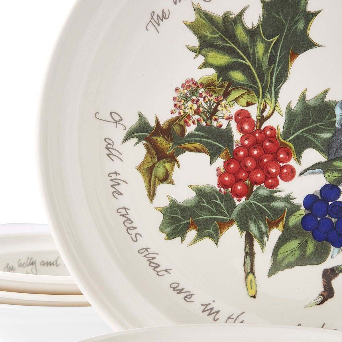The Holly and the Ivy 12 Piece Dinner Set