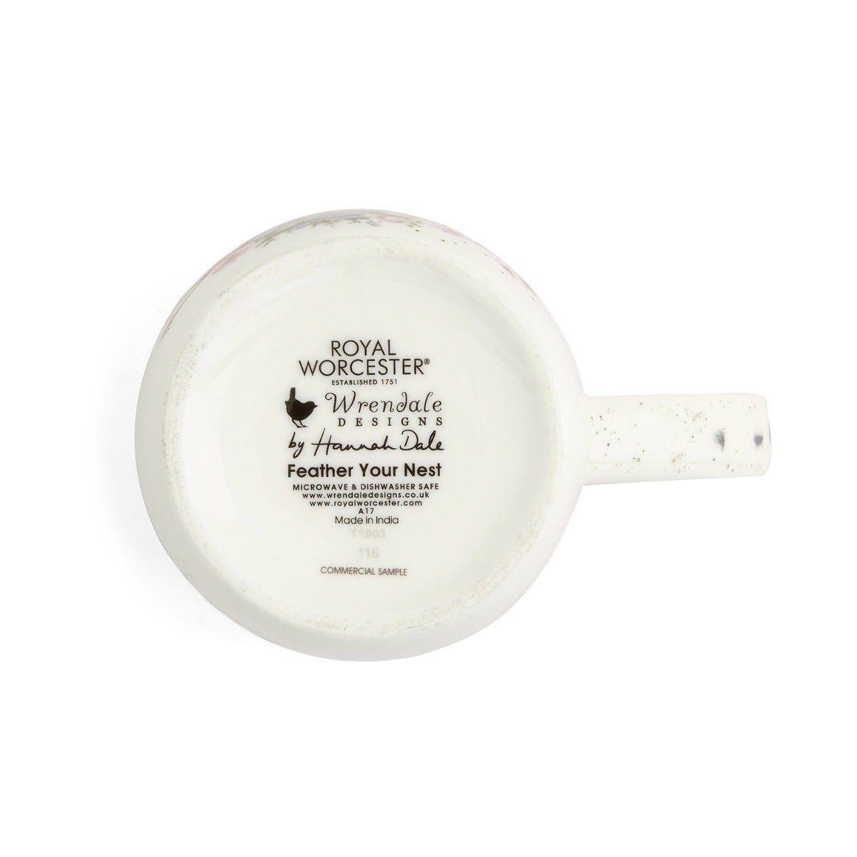 Royal Worcester Wrendale Designs Mug - Feather Your Nest